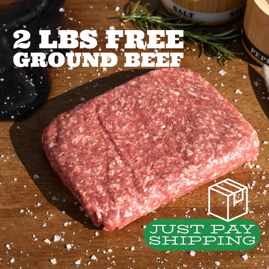 2 lbs FREE Ground Beef