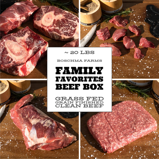 BF Family Favorites Beef Box ~ 20 lbs